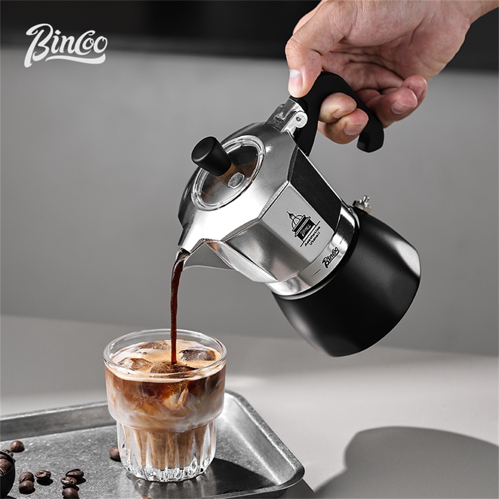 Coffee Equipment Machine - BINCOO Dwu-zaworowy Moka Pot, Ekspres do