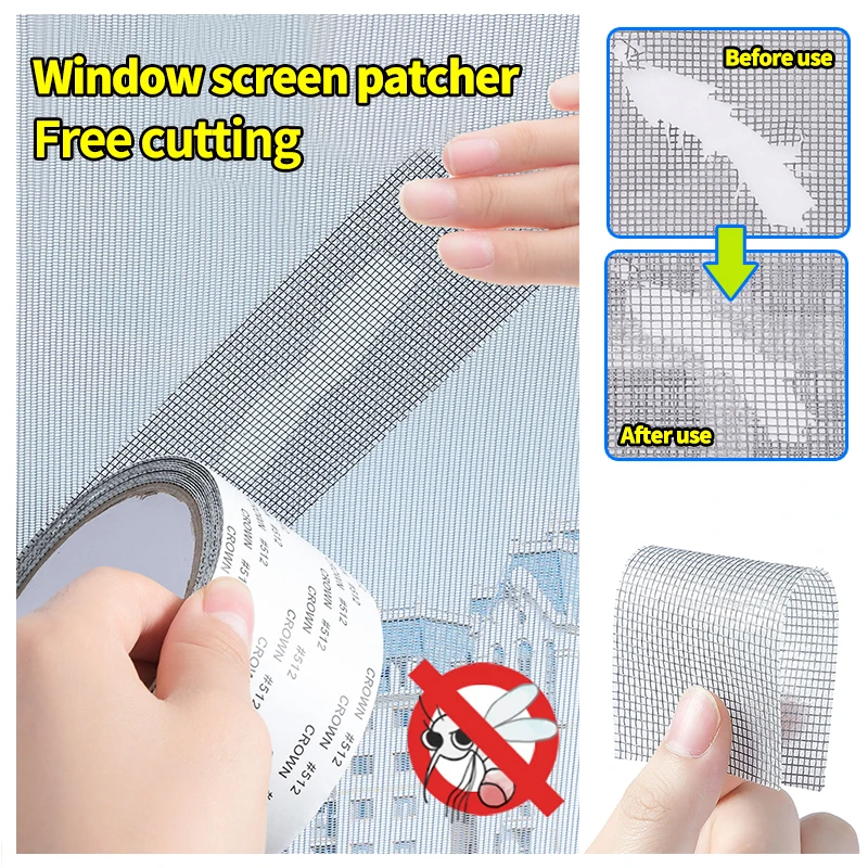 Puck Screen Mesh - Fix Net Window Home Adhesive Anti