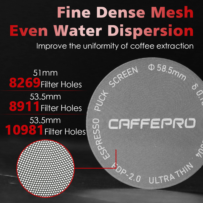 Caffepro Sitko do kawy 51mm 54 – Puck Screen Mesh recenzja i cena