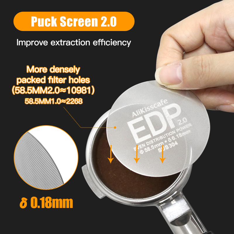 Alikisscafe nowy 0.18mm Espres – Puck Screen Mesh recenzja i cena