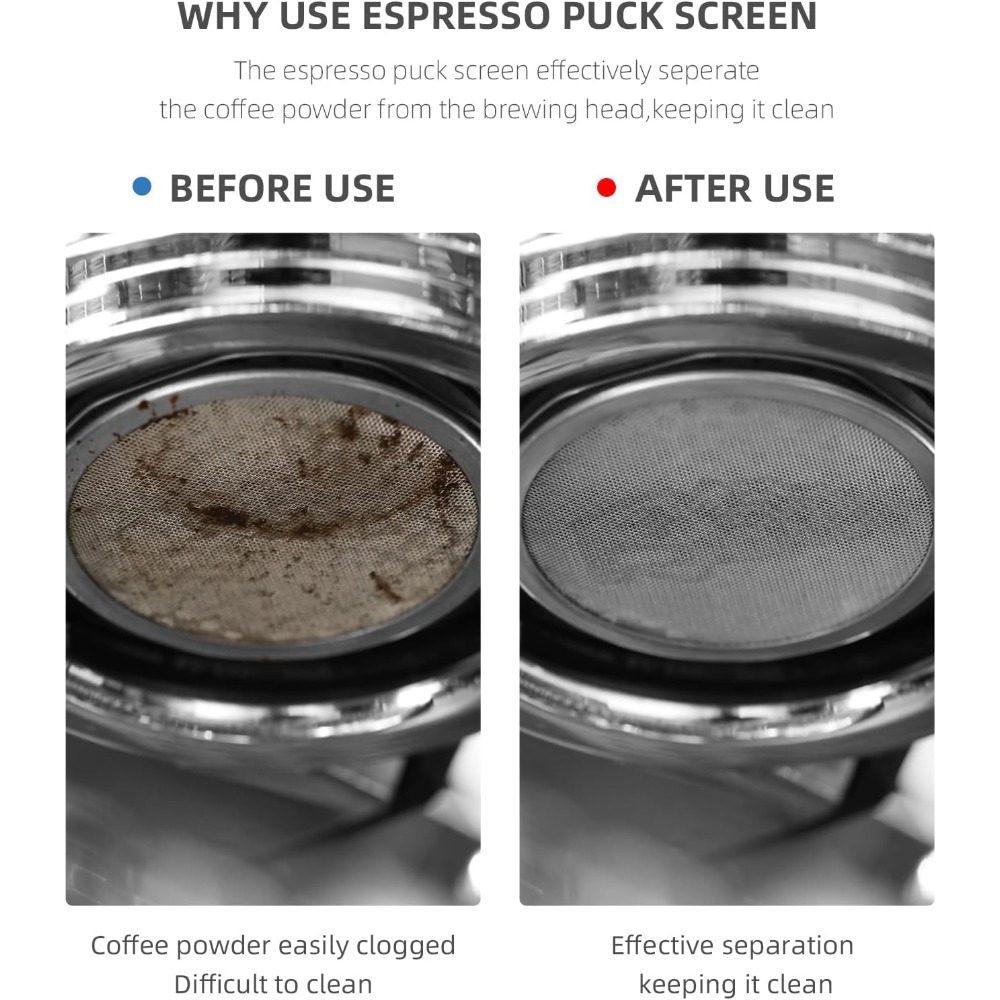 Metalowy filtr do kawy espress – Puck Screen Mesh recenzja i cena