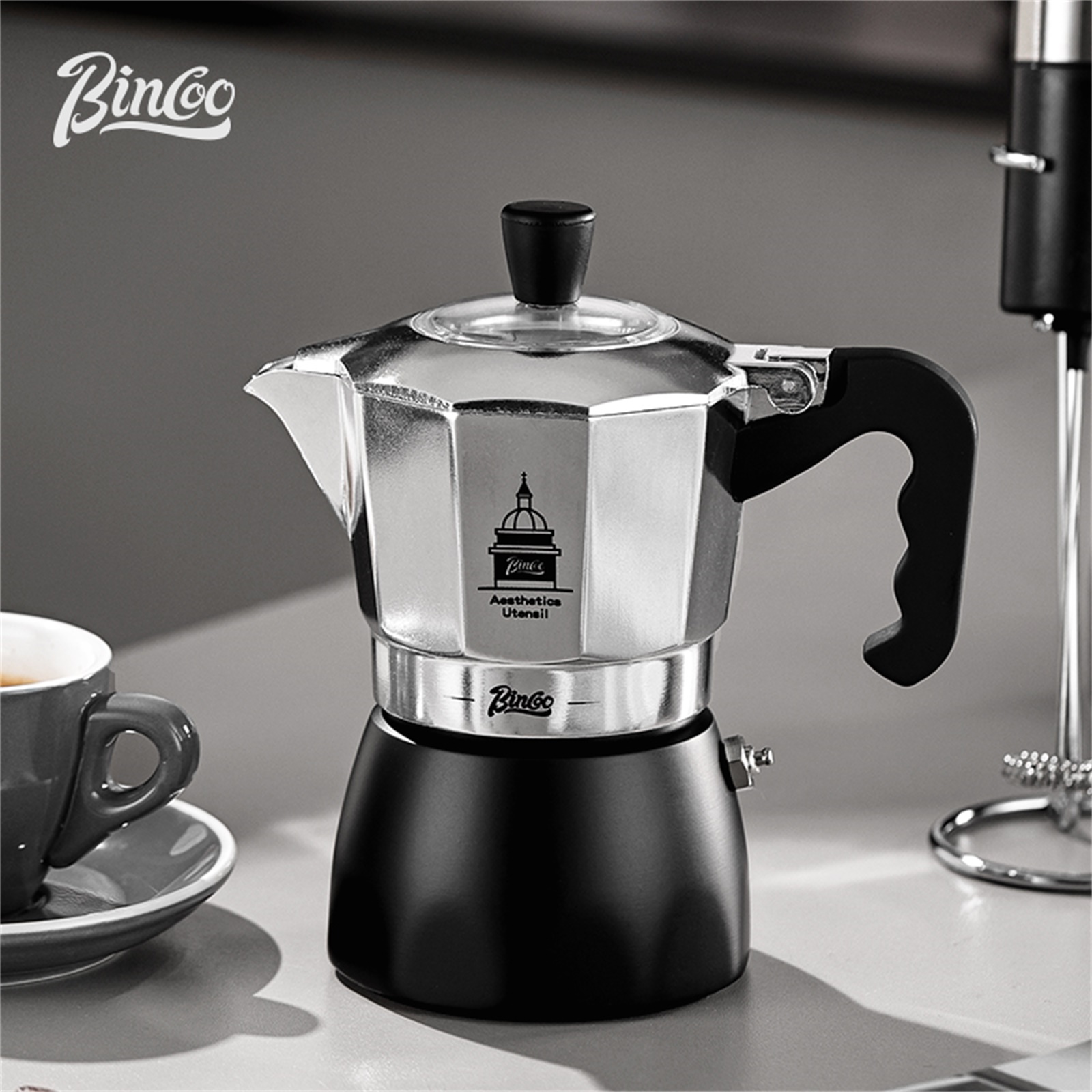 BINCOO Dwu-zaworowy Moka Pot,  – Coffee Equipment Machine recenzja i cena