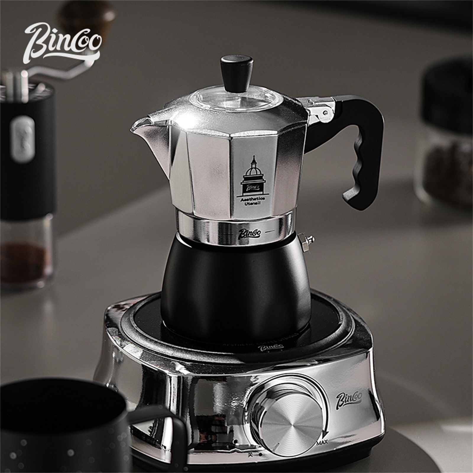 BINCOO Dwu-zaworowy Moka Pot,  – Coffee Equipment Machine recenzja i cena