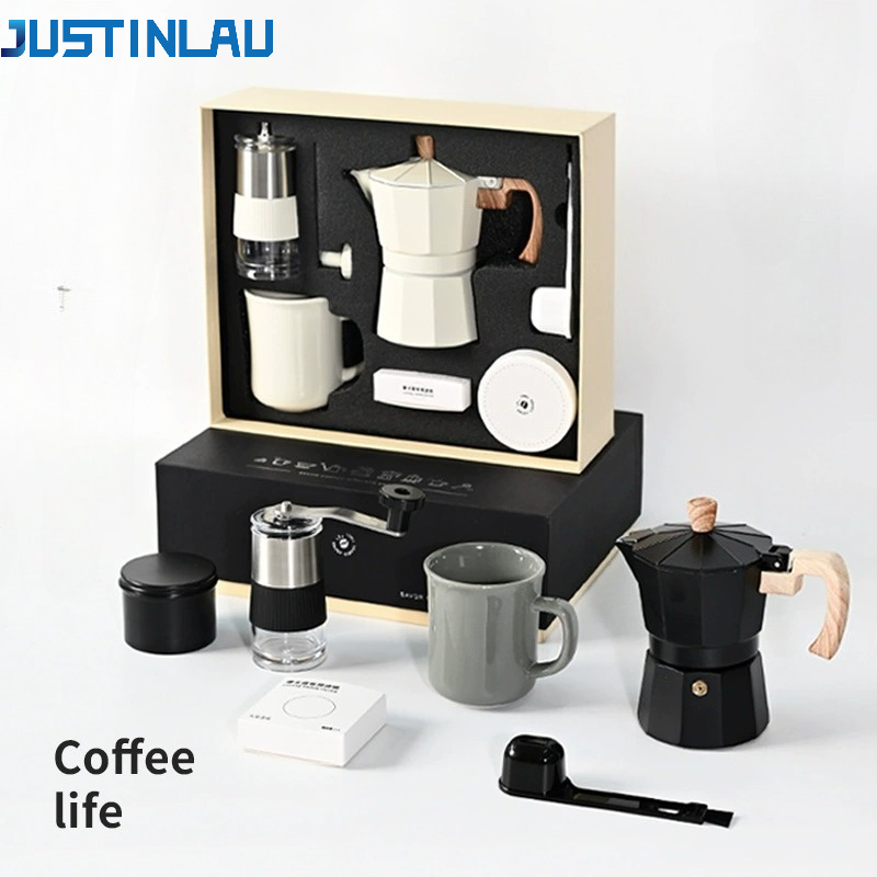 Zestaw do kawy: ręczny młynek  – Coffee Equipment Gift Set recenzja i cena